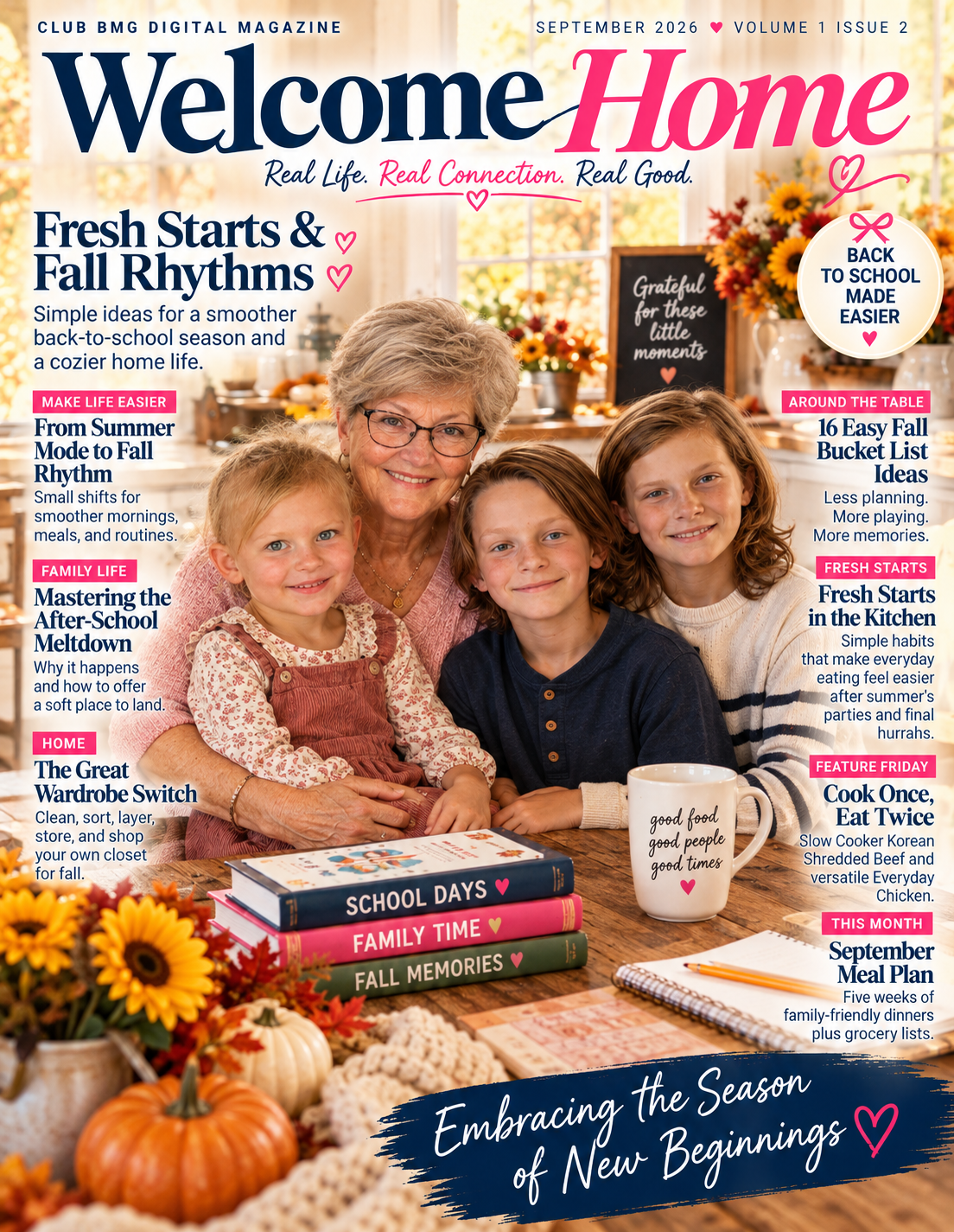 Welcome Home September 2026 Magazine Cover